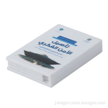 Plastic Book USB Pen Drive with Full-Color Printing